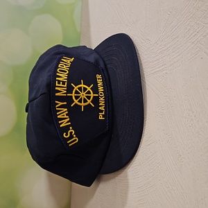 U.S. Navy Memorial Plankowner adjustable hat cap Military